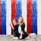 4 Pack Independence Day Foil Fringe Curtain Backdrop – 3.2 Ft x 8.2 Ft Red, White, and Blue Metallic Tinsel Streamers for Photo Booths, Birthdays, Weddings, and Party Decorations